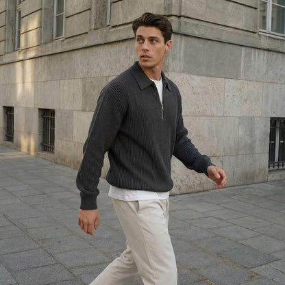 Tropez Knitted Half-Zip